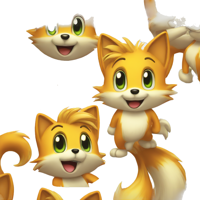 Tails from sonic and friends  emoji