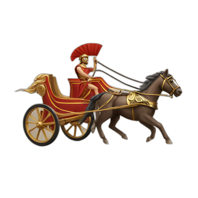 roman chariot racing emoji
