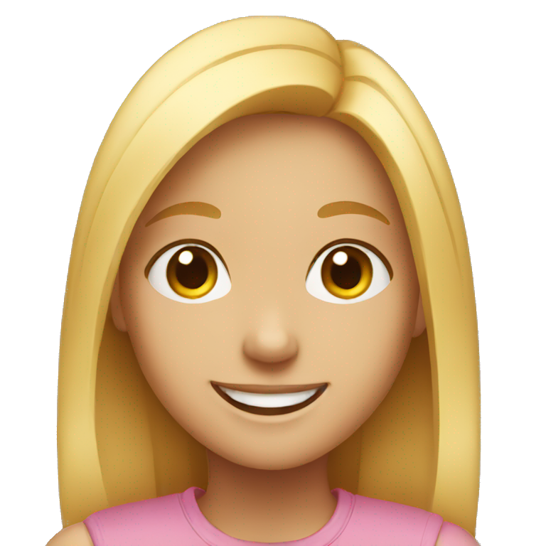 girl smiling emoji
