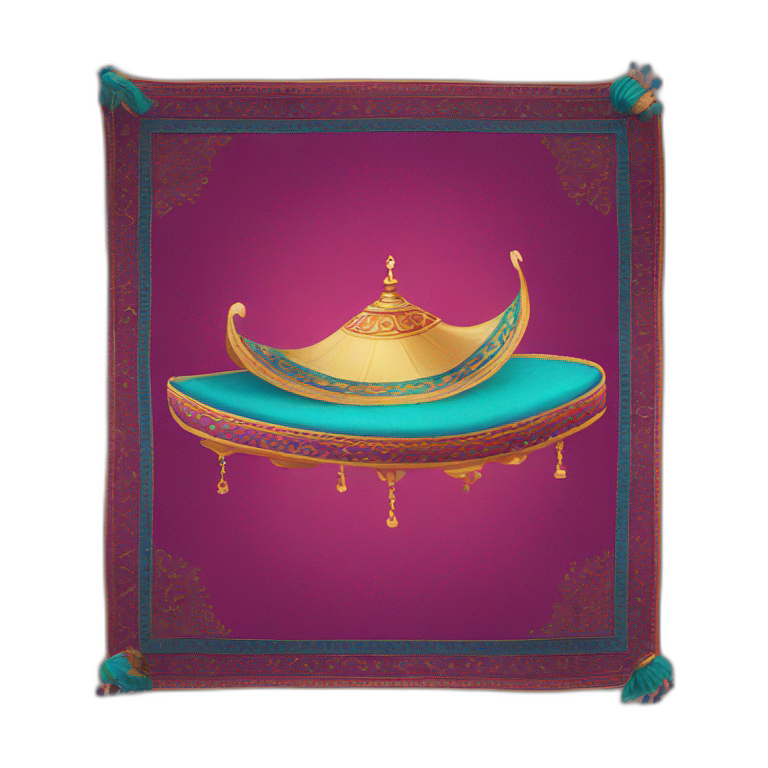 flying carpet from aladdin emoji
