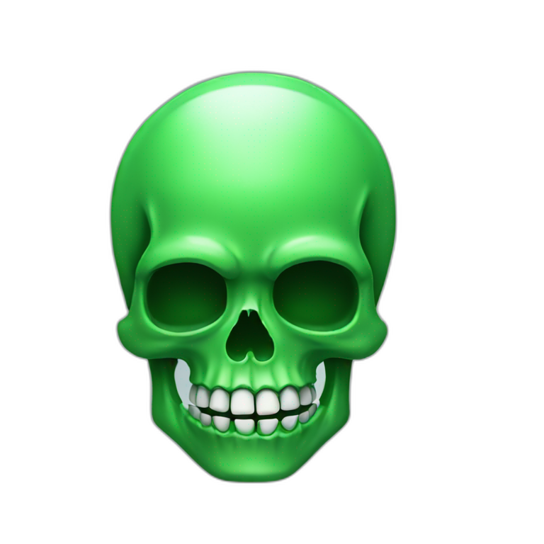 green skull emoji