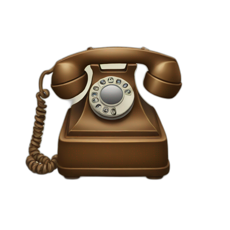 a old phone emoji