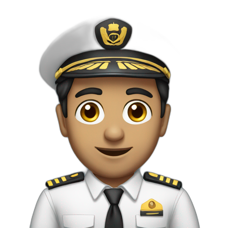 Mahmoud fares as a pilot emoji