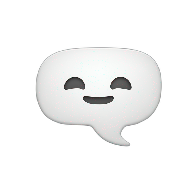 speech bubble emoji