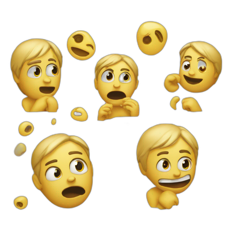 Emoji qui pleure et rigole emoji