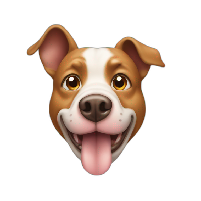 dog with pig nose emoji
