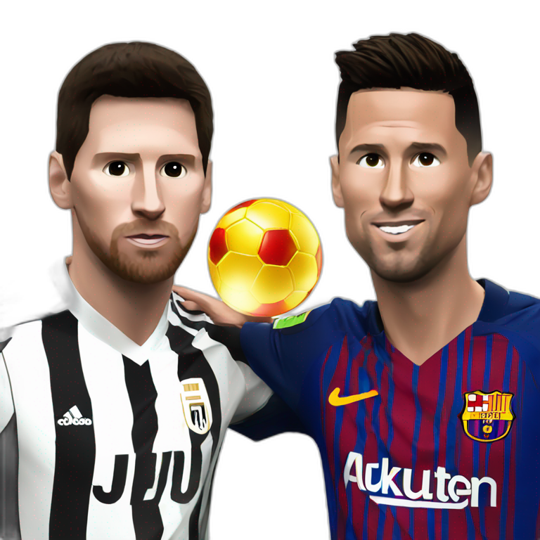 Messi vs ronaldo emoji