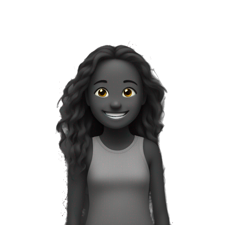 happy girl in tilewall emoji