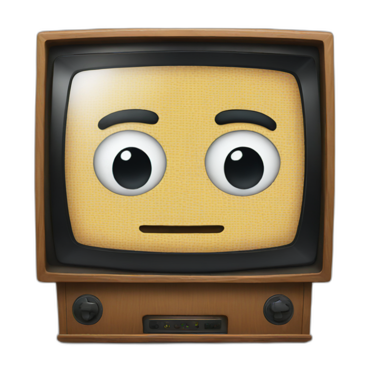 Big tv screen emoji