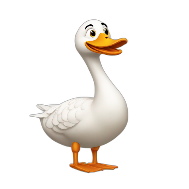 a silly goose emoji