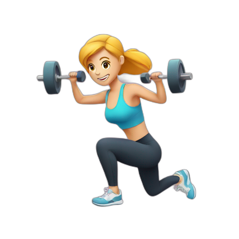 Workout App logo emoji