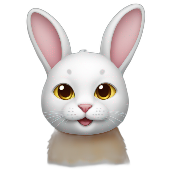cat rabbit emoji