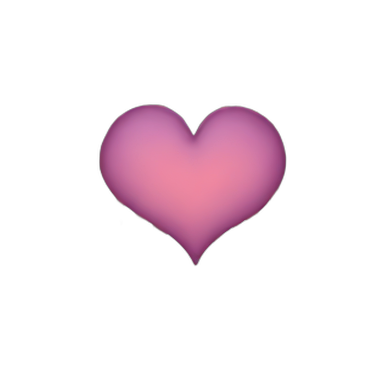 straight flagged heart emoji