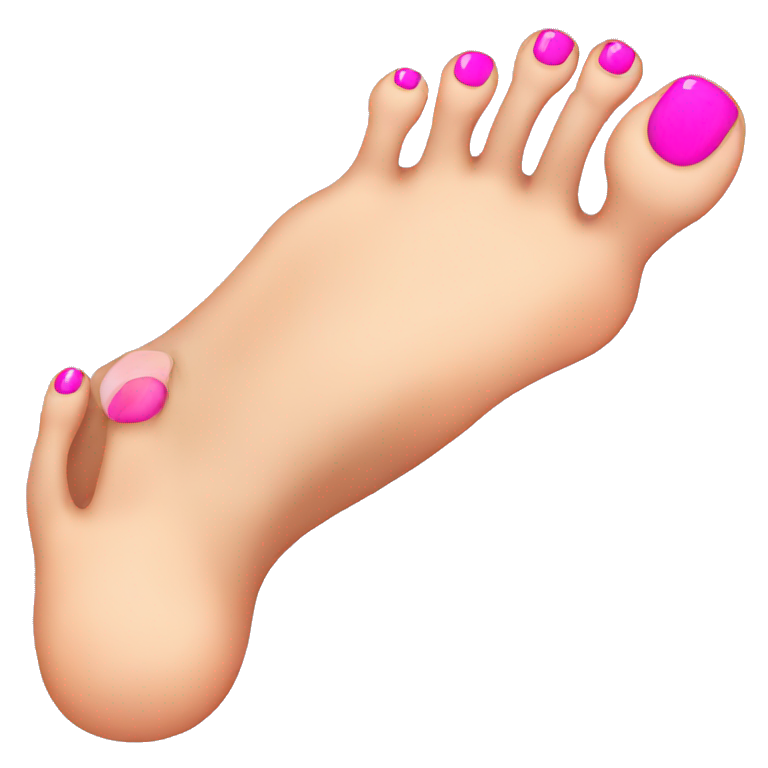 foot nails hurt emoji