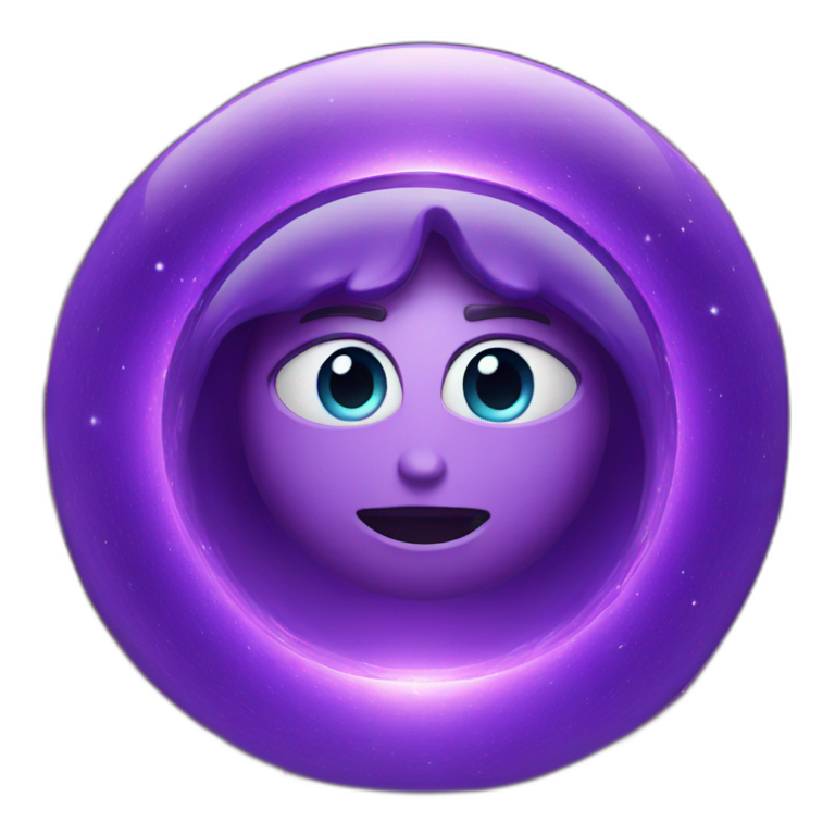 a purple portal to another galaxy emoji