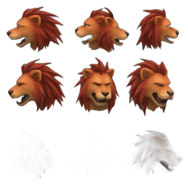 Final Fantasy VII redXIII emoji