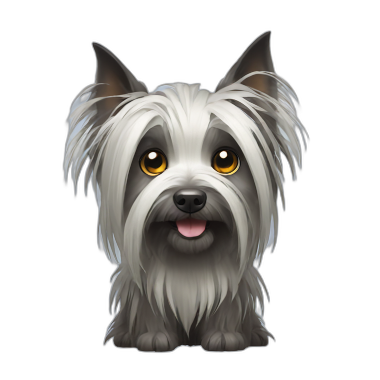 witchy Skye Terrier emoji