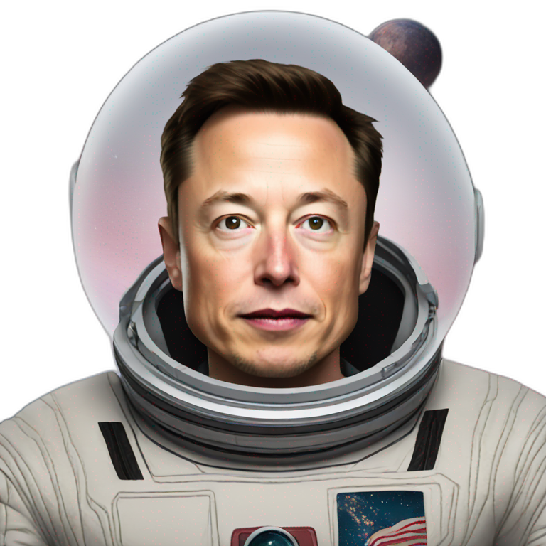 elon musk in space emoji