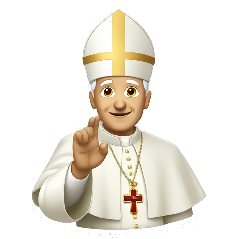 pope approves hand gesture emoji