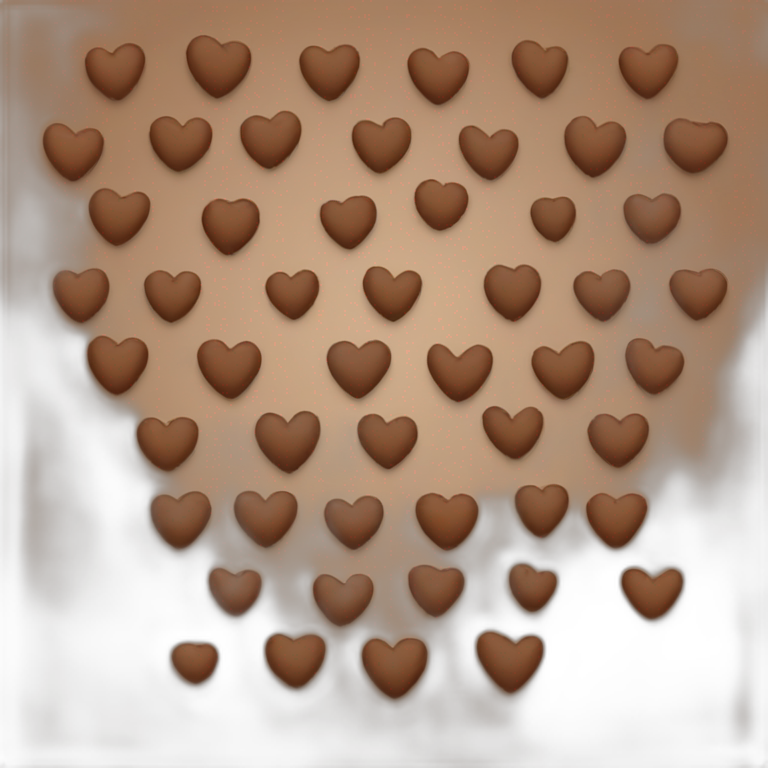 Brown heart emoji emoji