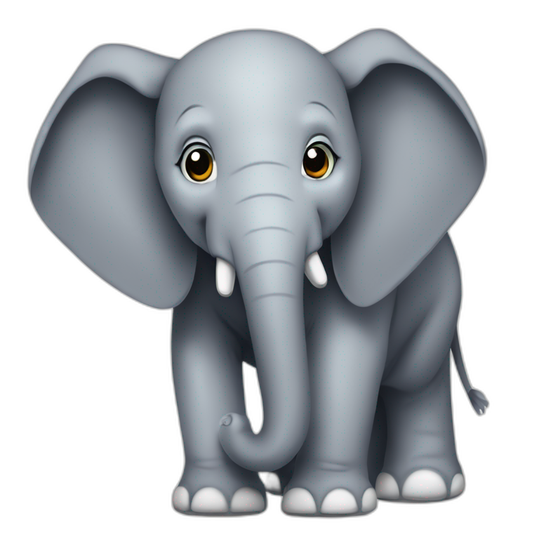 PHP elephant wishing it was javascript emoji