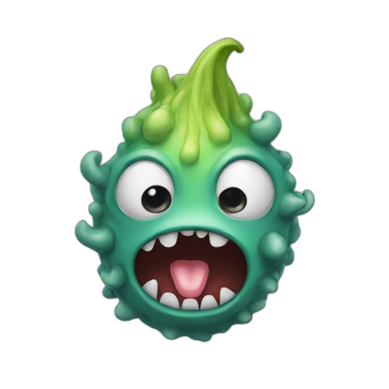 Smell - monster emoji