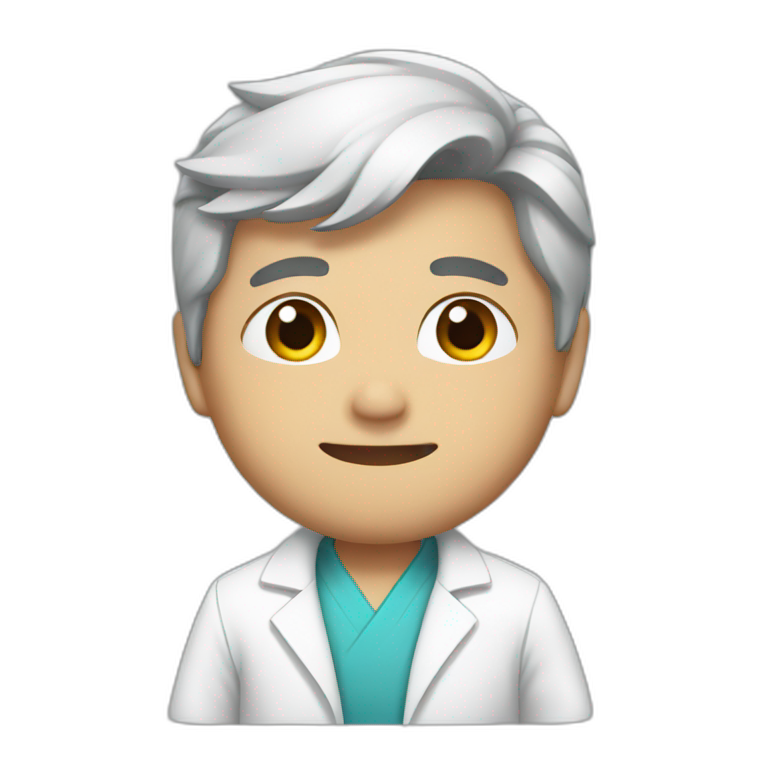 kobayashi with a lab coat emoji