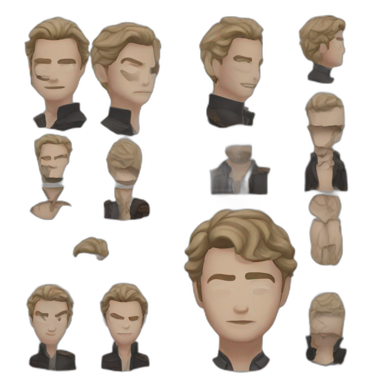 Klaus mikaelson realistic detailed emoji