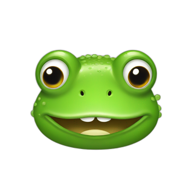 Frog-a-hat-crazy emoji