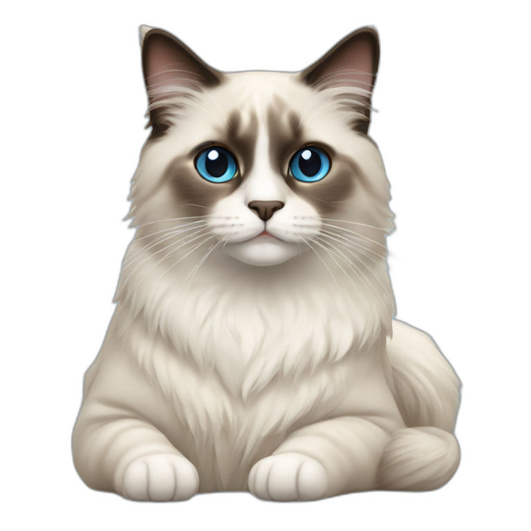 Ragdoll cat emoji