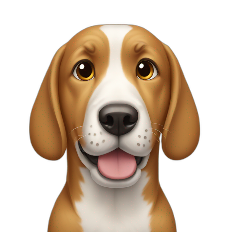Dog with iPhone  emoji