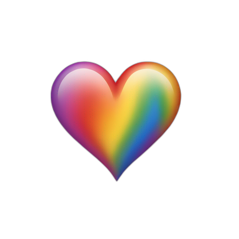 heart lgbt emoji