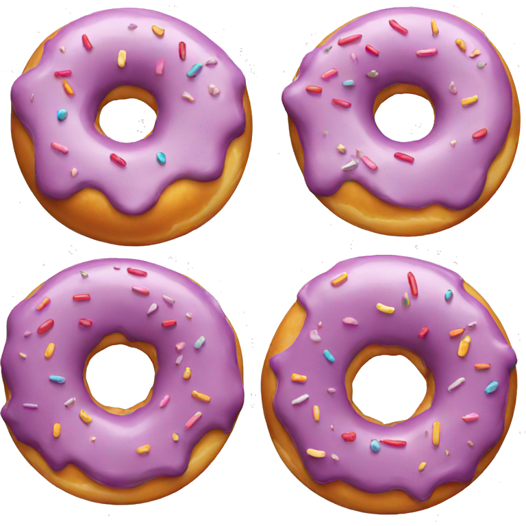 plain donut emoji