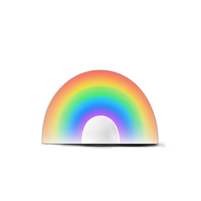 rainbow gradient laptop screen emoji