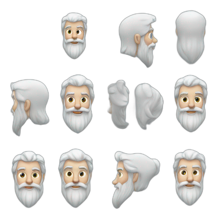 cool russian Father Frost emoji