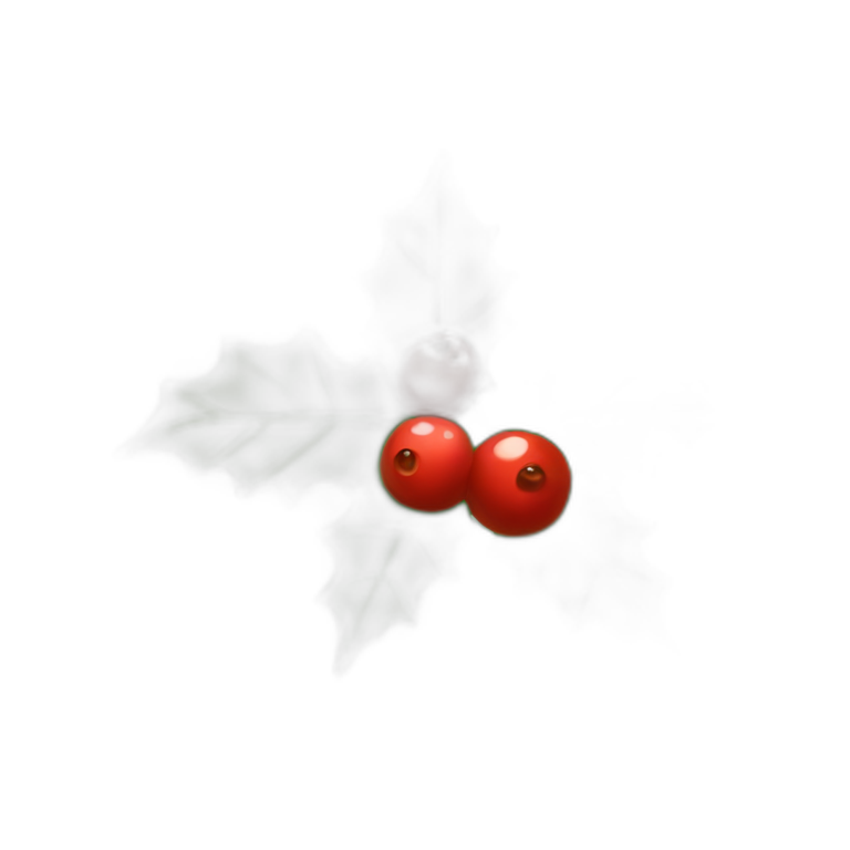 Holly berry emoji