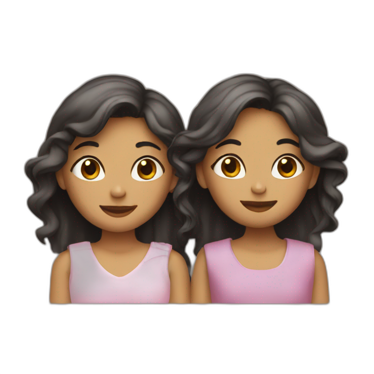 two girls in love emoji