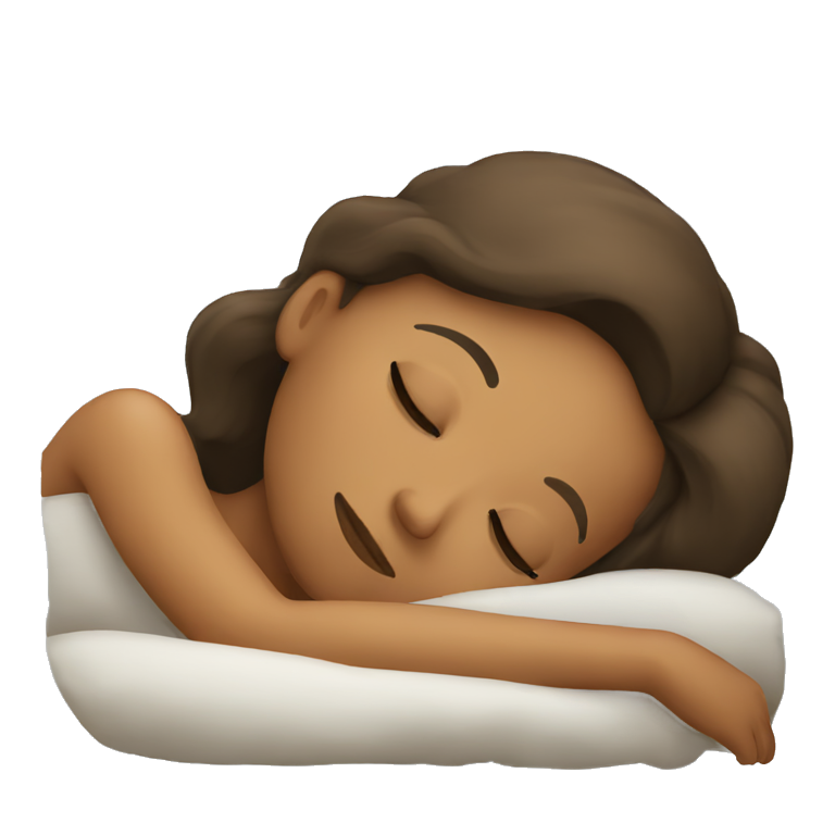 Woman sleeping  emoji