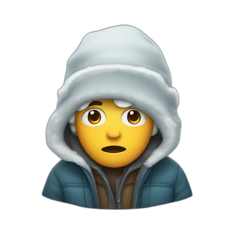 person who is cold emoji