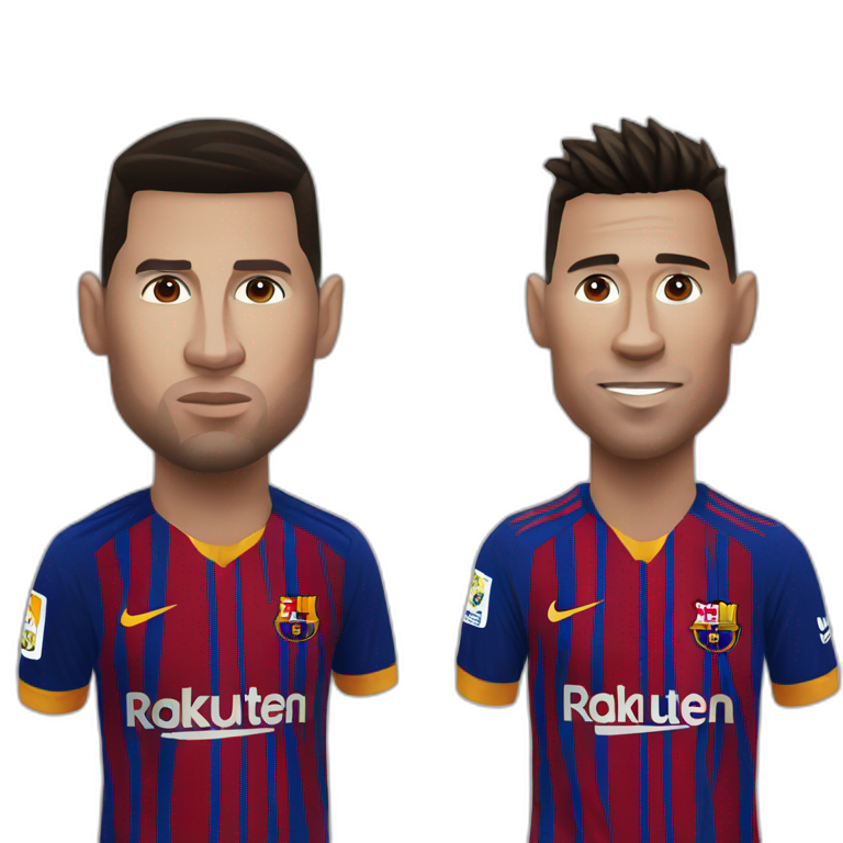 Messi vs ronaldo emoji