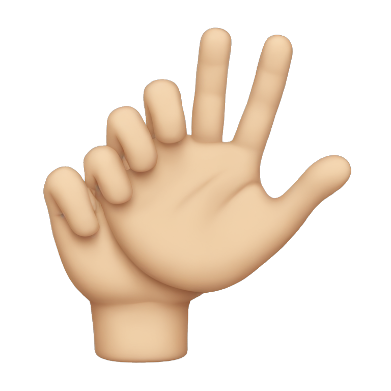 hand scrolling emoji