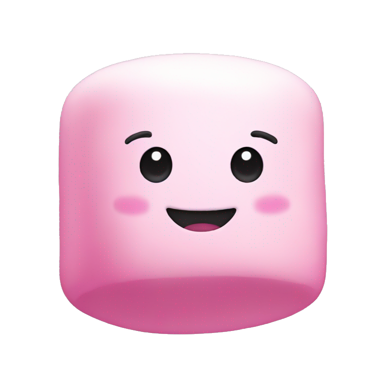 pink marshmallow  emoji