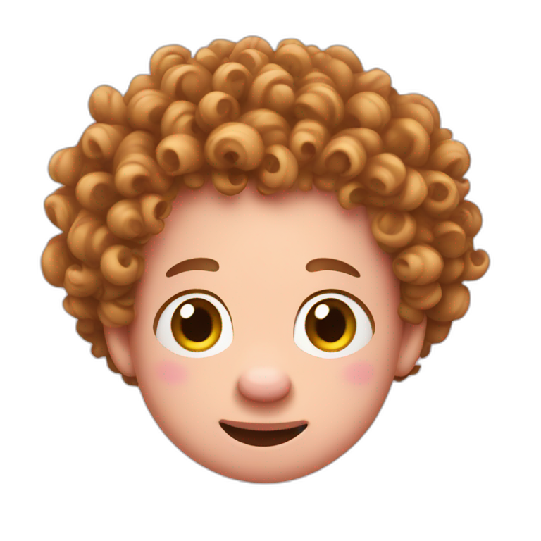 pig-with-curly-hair emoji