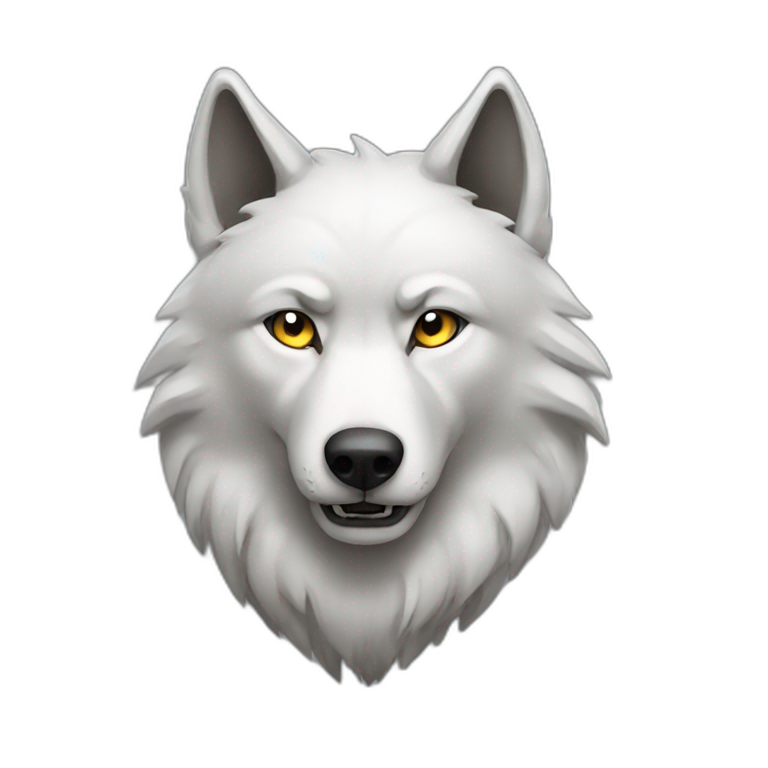hurt wolf emoji