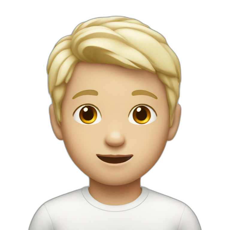 white little boy emoji