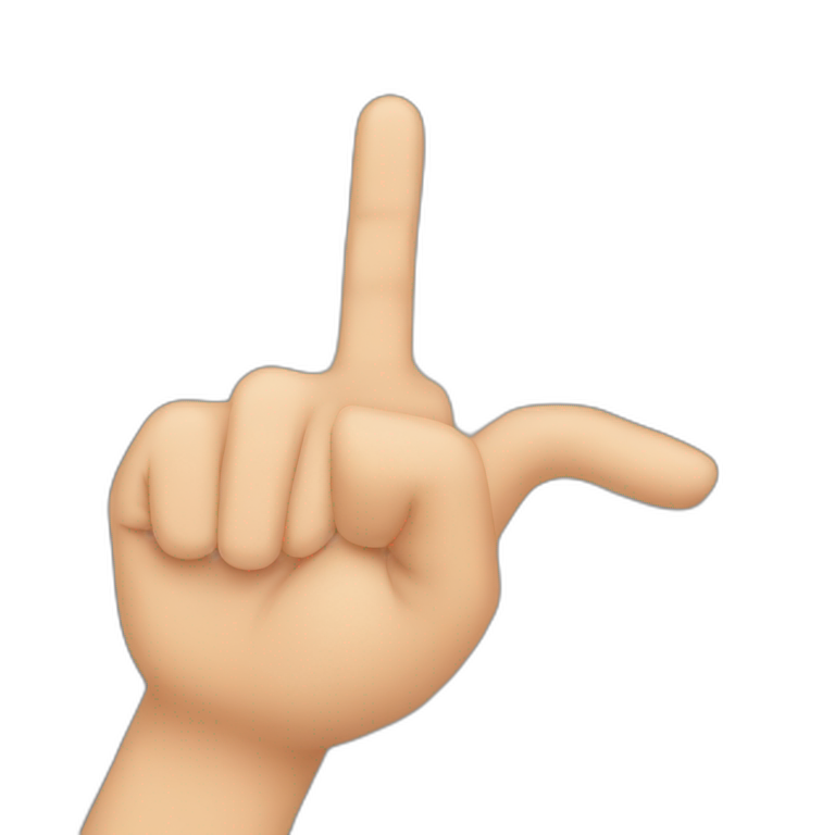 finger pointing down emoji
