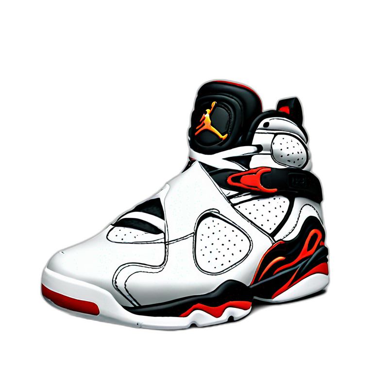 Nike air Jordan 8 emoji