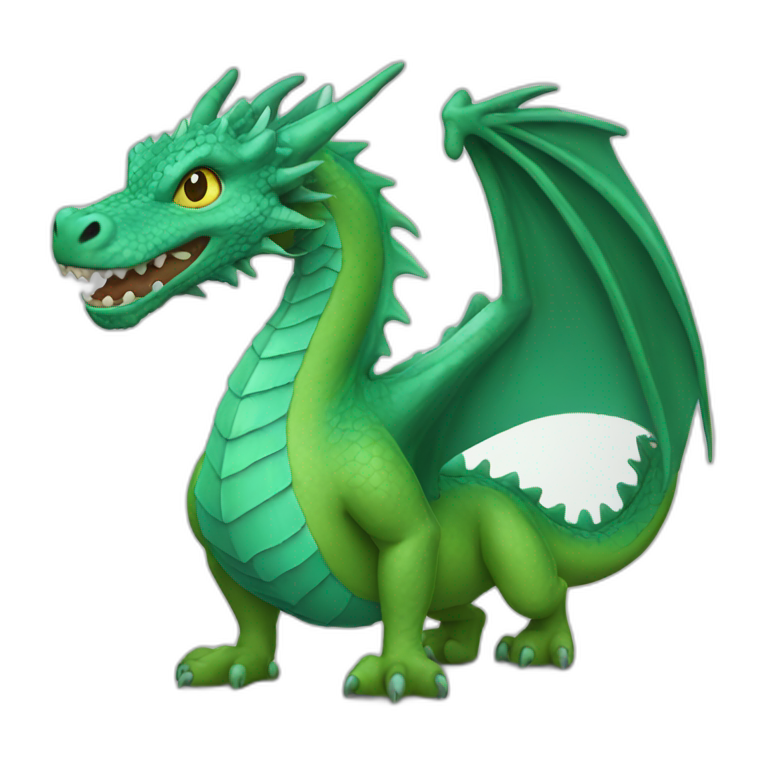 Un dragon en slip emoji