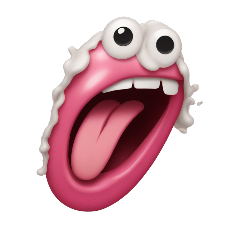 Tongue sticking out emoji