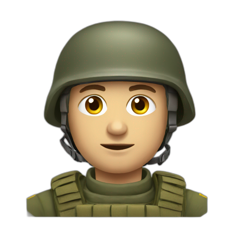 ukrainian soldier emoji
